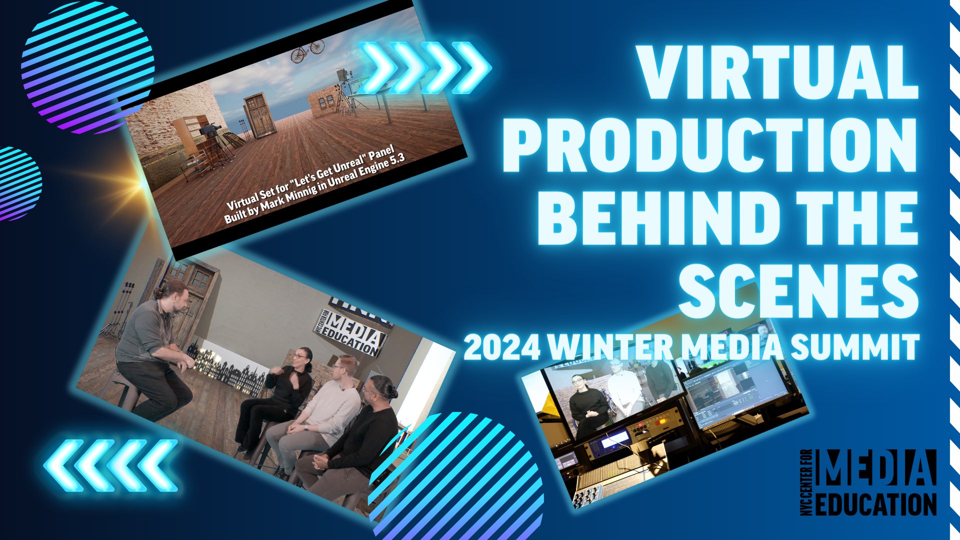 Graphic for a YouTube Series on Virtual Production
